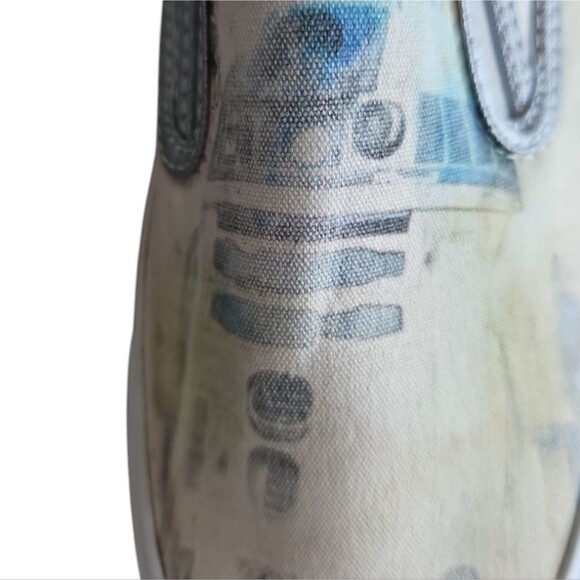 Sperry Star Wars C-3PO & R2-D2 Slip-On Shoes Men's Sz 8.5 Retro Canvas Nerdcore - Picture 8 of 16